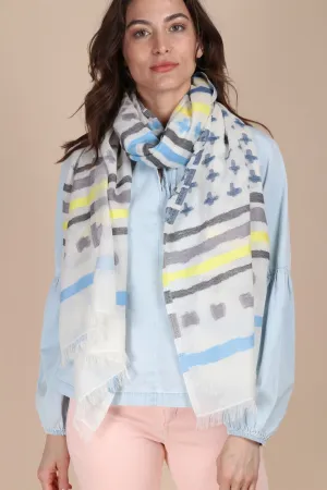 Crossing Paths Striped Scarf