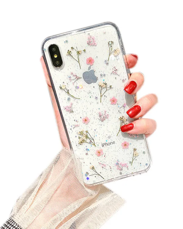 Cute Floral Soft Silicone Iphone Cases
