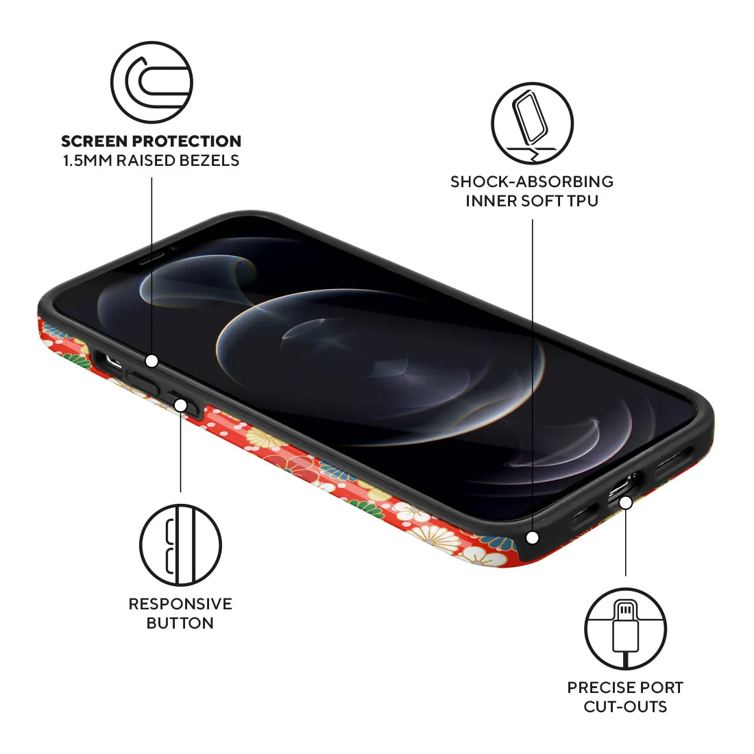 Japan Blossoms - iPhone 12 Pro Max Case
