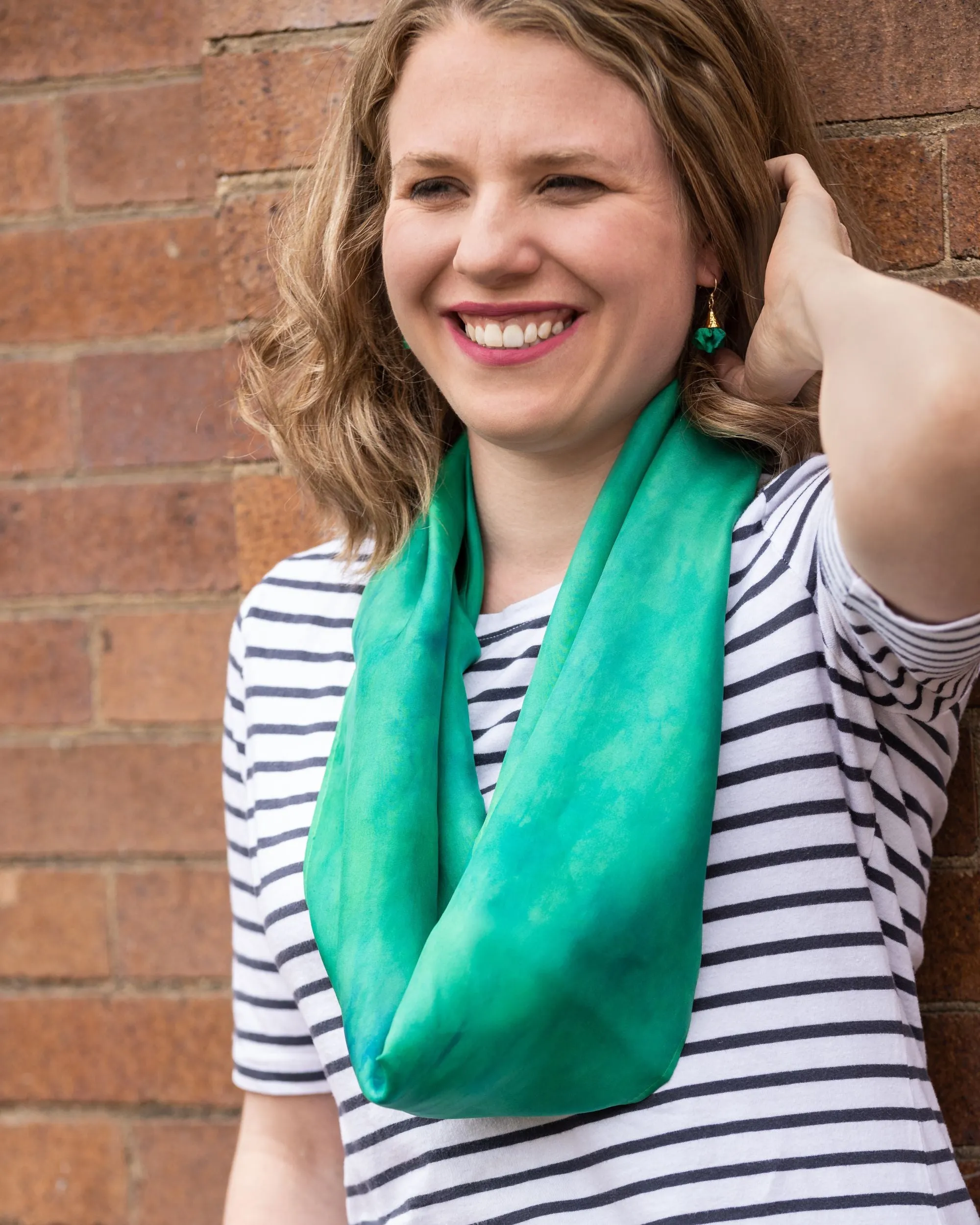 Silk Infinity Scarves